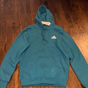 NWT Adidas Men's Teal Hoodie adult size small